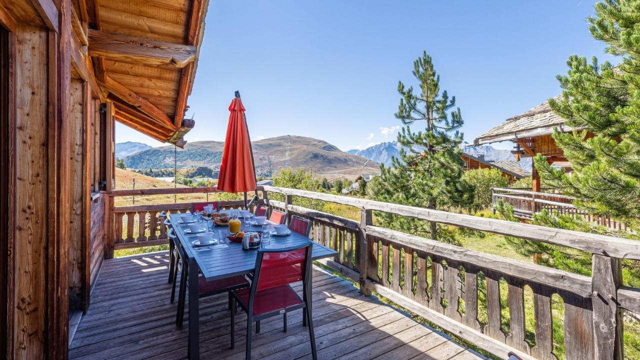 Madame Vacances Les Chalets De L'Altiport Alpe d'Huez Exterior foto